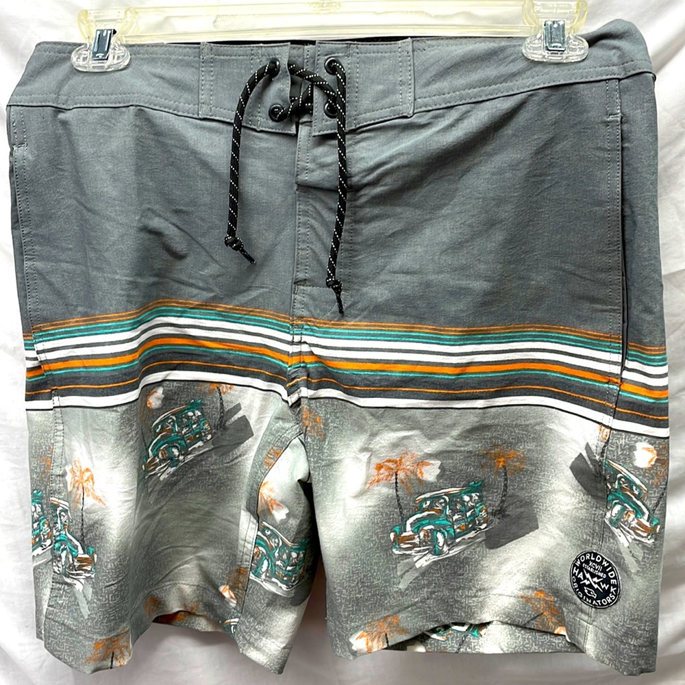 Hawk reflex stretch new slim fit  board shorts sz 32